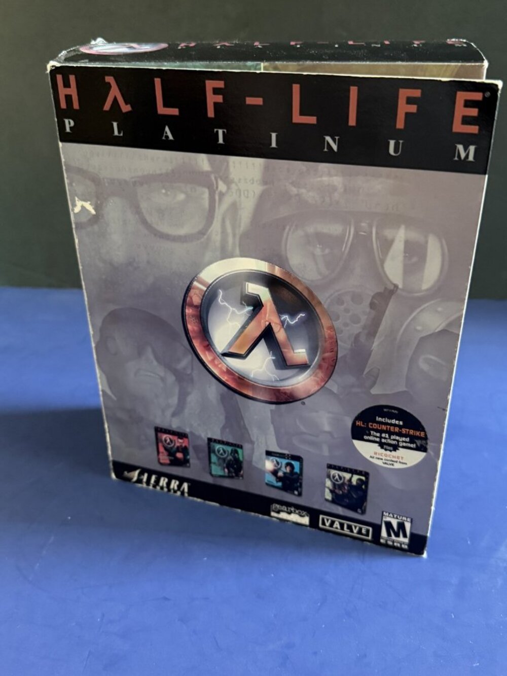NEW SEALED Sierra Half-Life Platinum Big Box PC CD-ROM 2000